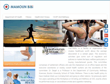 Tablet Screenshot of mamounbibi.com